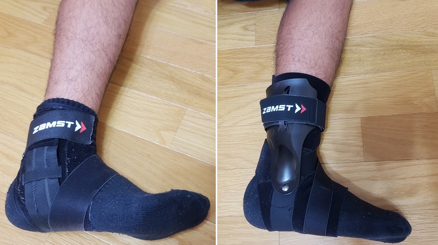 ザムスト足首用サポーターa2 Dxとa1ショートの違い 効果 捻挫癖のあるバスケ部中学生に使用させてみた